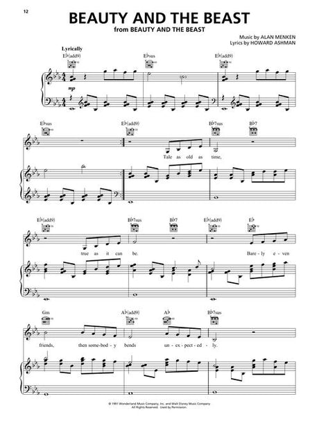 beauty and the beast sheet music for piano