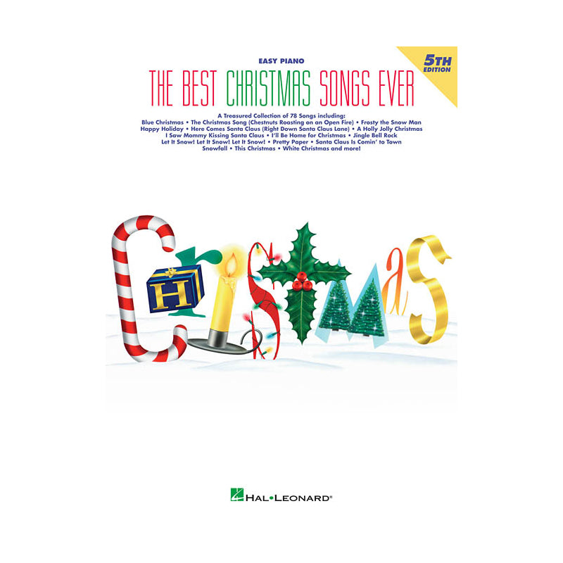 The Best Christmas Songs Ever - 5th Edition (Easy Piano)