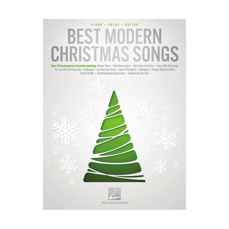 best modern christmas songs for piano, vocal and guitar sheet music