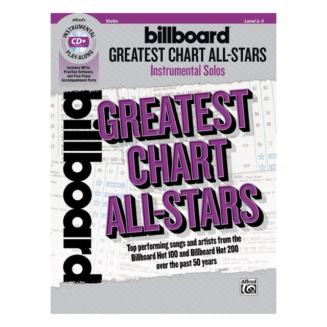 Billboard greatest hits for violin sheet music