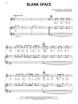 blank space sheet music by taylor swift for piano