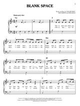 blank space taylor swift songs piano sheet music for beginners