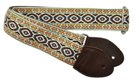 Bohemian natural harp and guitar strap by souldier