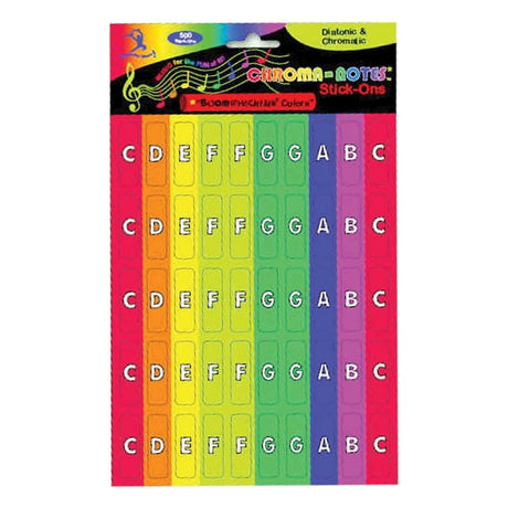 Boomwhackers chroma notes stickers