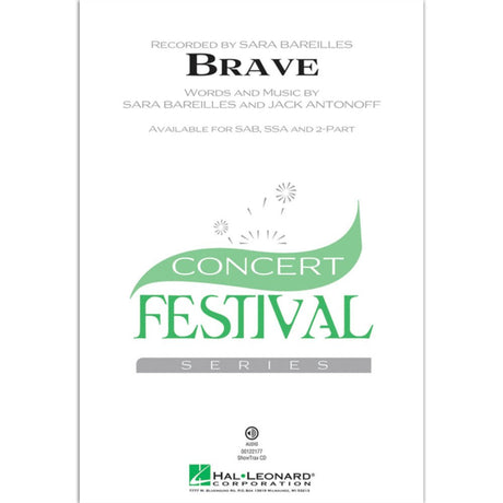 Brave choir sheet music for 2 parts