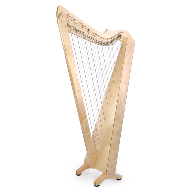 Brilliant series by Rees harps Harpsicle in maple wood