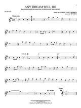 Joseph broadway show solos for alto sax sheet music