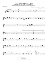 Joseph broadway show solos for tenor sax sheet music