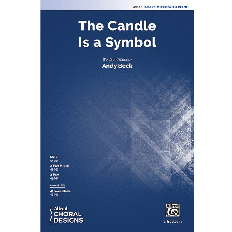 Candle is a symbol choir sheet music by andy beck for SAB