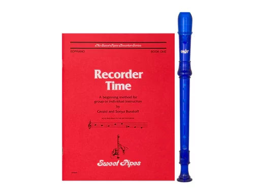 Canto soprano recorder musical instrument starter kit