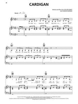 cardigan by taylor swift sheet music for piano and vocal