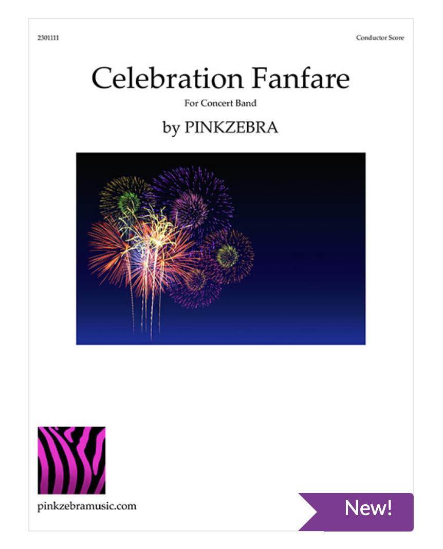 Celebration fanfare for concert band sheet music