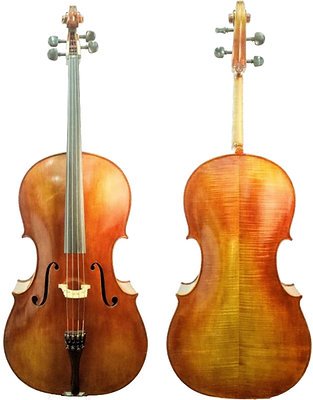 Cello for sale handmade by luthier anton krutz