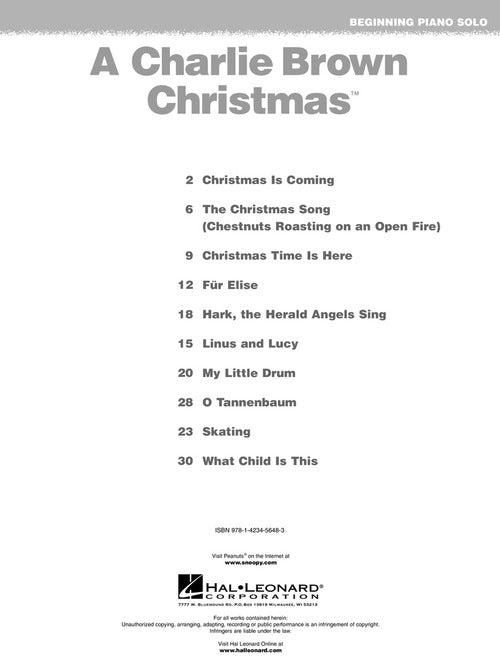 charlie-brown-christmas-songs-easy-piano-sheet-music