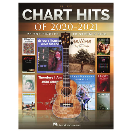 Chart hits from 2020 for ukulele sheet music