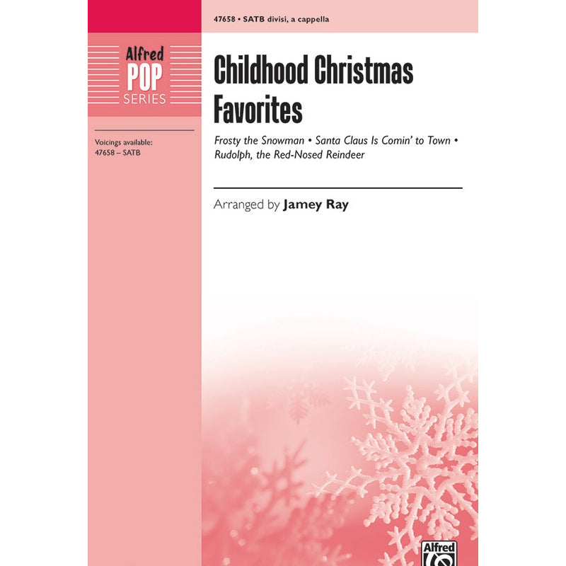 Childhood christmas sheet music for satb choir