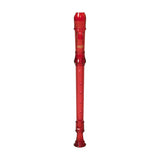 Red children’s flute for soprano recorder classrooms