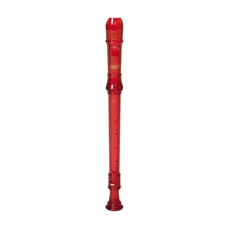 Red children’s flute for soprano recorder classrooms