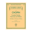 chopin complete piano sheet music of preludes and waltez