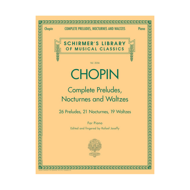 chopin complete piano sheet music of preludes and waltez