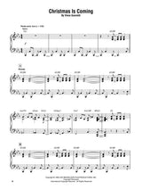 christmas is coming sheet music by charlie brown piano songs