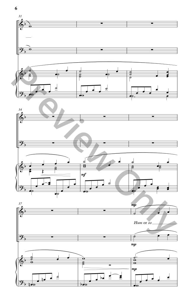 tabernacle choir christmas sheet music