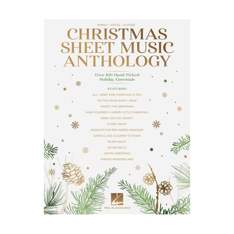 Christmas piano sheet music anthology with vocal and guitar chords