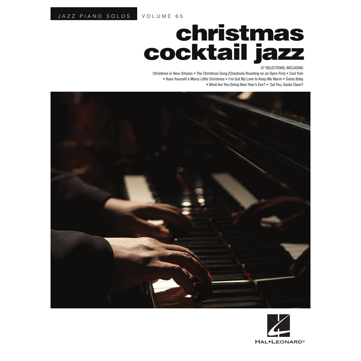 Christmas piano sheet music with cocktail jazz style