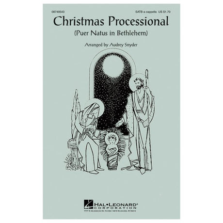 Christmas processional for choir sheet music