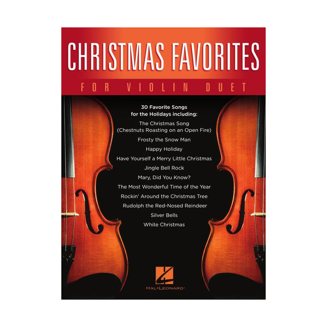 CHristmas sheet music in violin duet