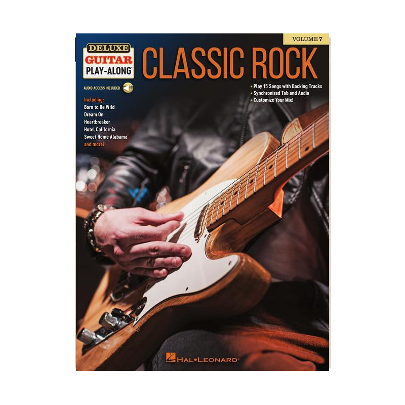 Classic rock guitar play along sheet music