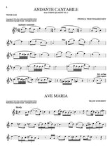 Classical theme sheet music for tenor sax