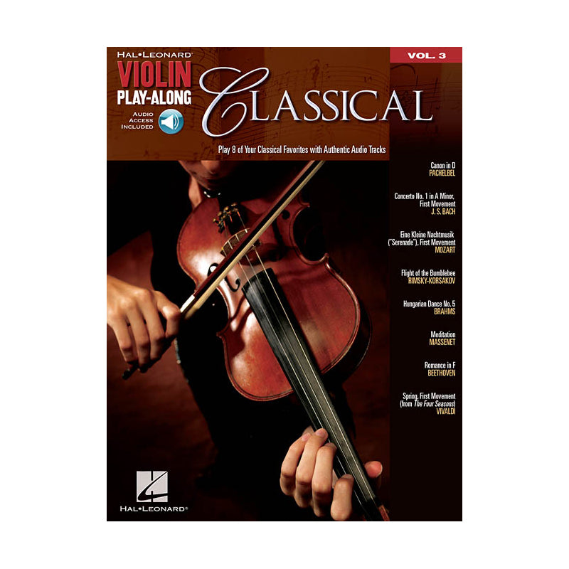 Violin Play-Along: Classical Volume 3