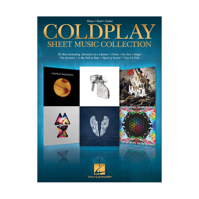 Coldplay piano sheet music collection with vocal & guitar chords