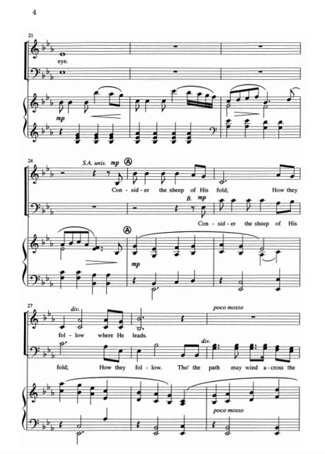 consider the lilies sheet music- lds tabernacle choir