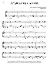 cover me in sunshine sheet music for piano solo