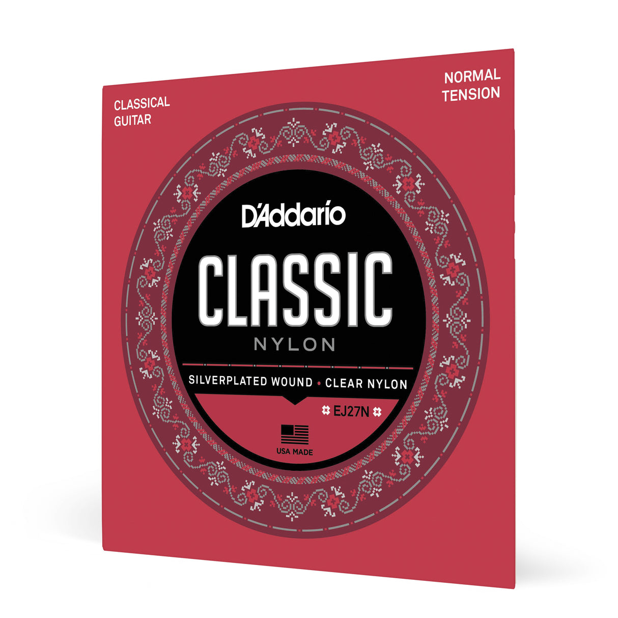 Cordes de guitare classique en nylon D'Addario Student, tension normale