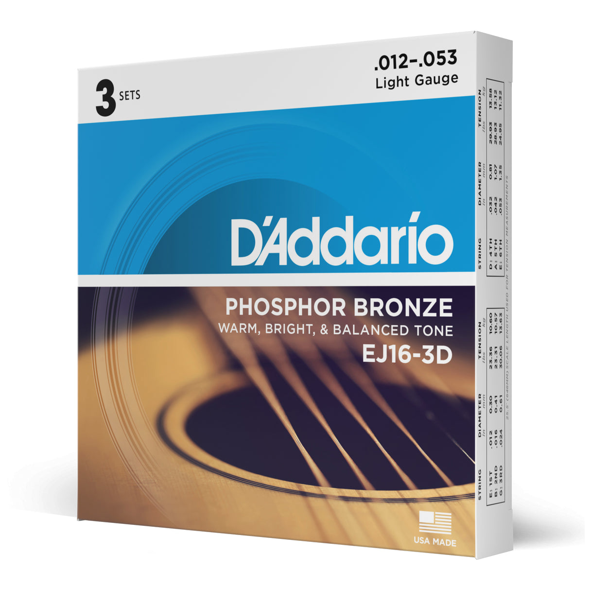 d'addario phosphor bronze guitar strings