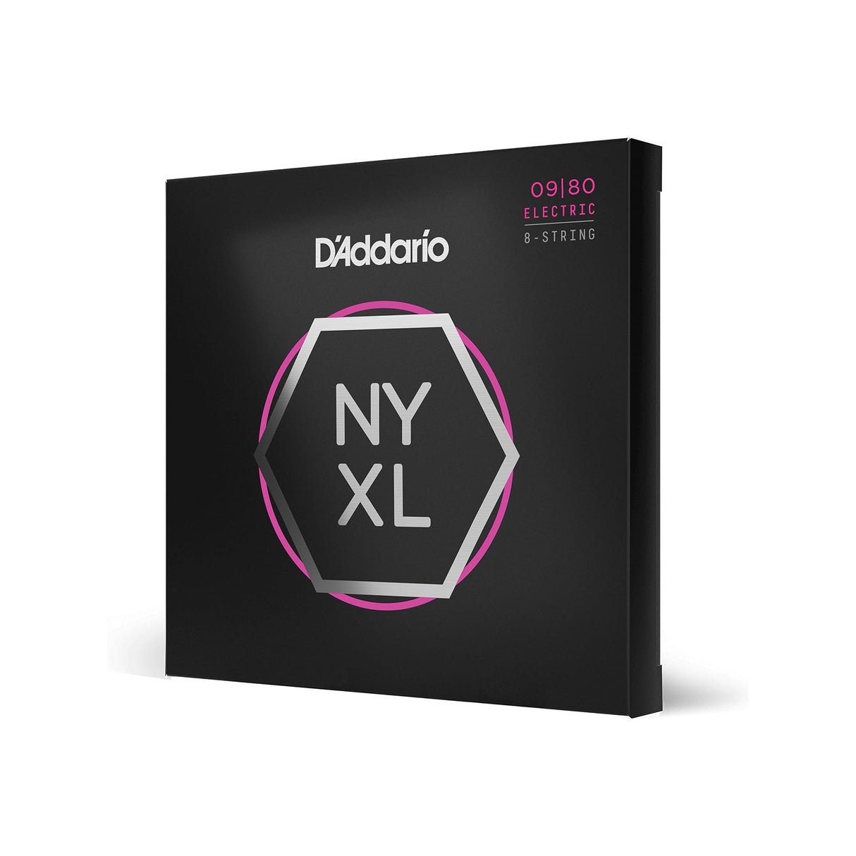 Cordes pour guitare électrique 8 cordes D'Addario NYXL0980 Nickel Wound Super Light 0...