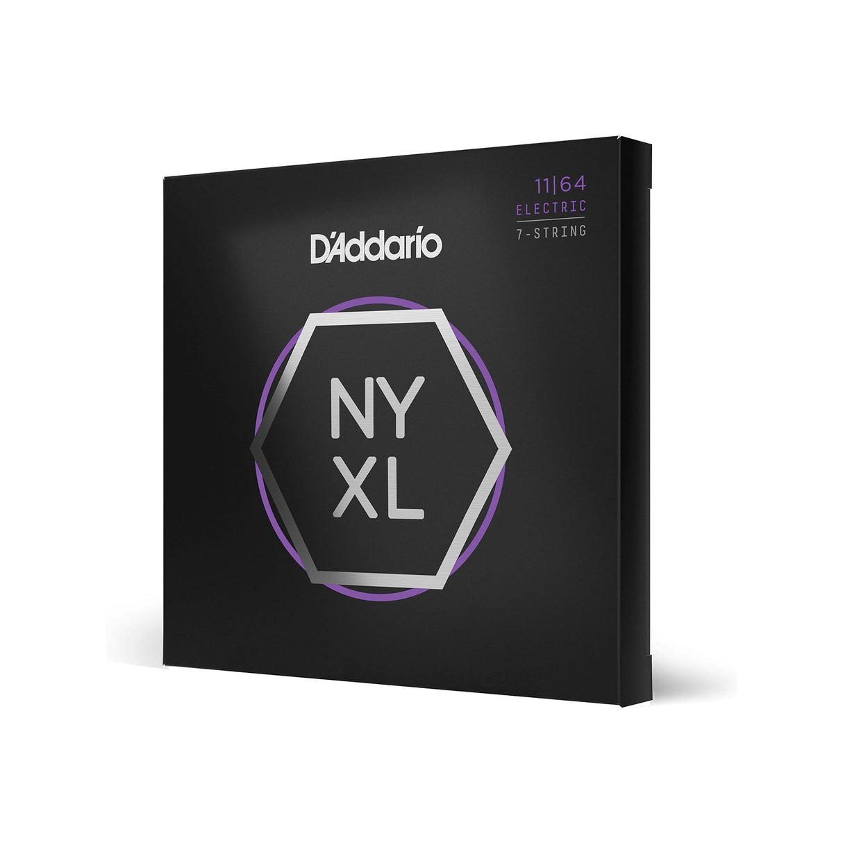 Cordes pour guitare électrique 7 cordes D'Addario NYXL1164 Nickel Wound Medium 11-64