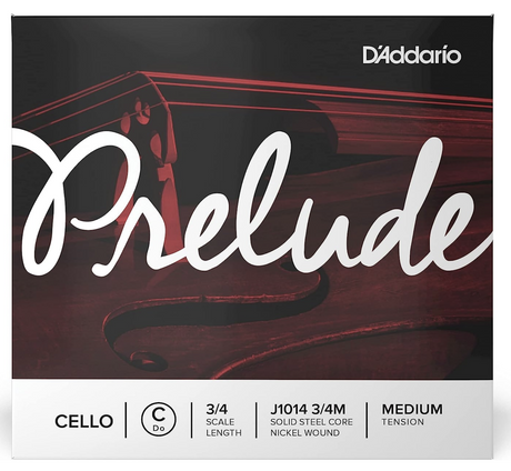 D'Addario strings for cello prelude in all sizes