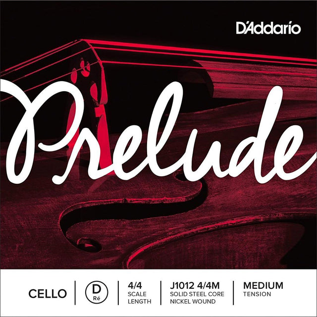 D'Addario strings for cello prelude c in all sizes