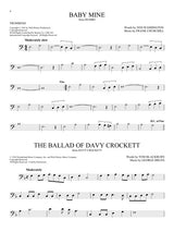 Davy Crockett Disney sheet music for trombone