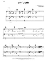 daylight by taylor swift piano sheet music