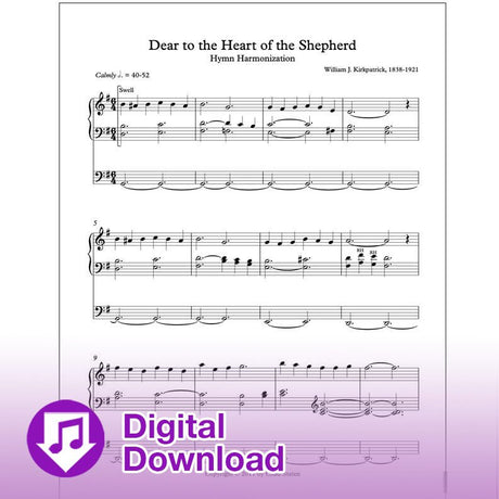 Dear to the heart of the shepherd organ harmonization