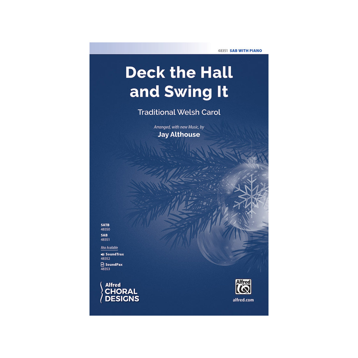 Christmas sheet music of deck the hall SAB