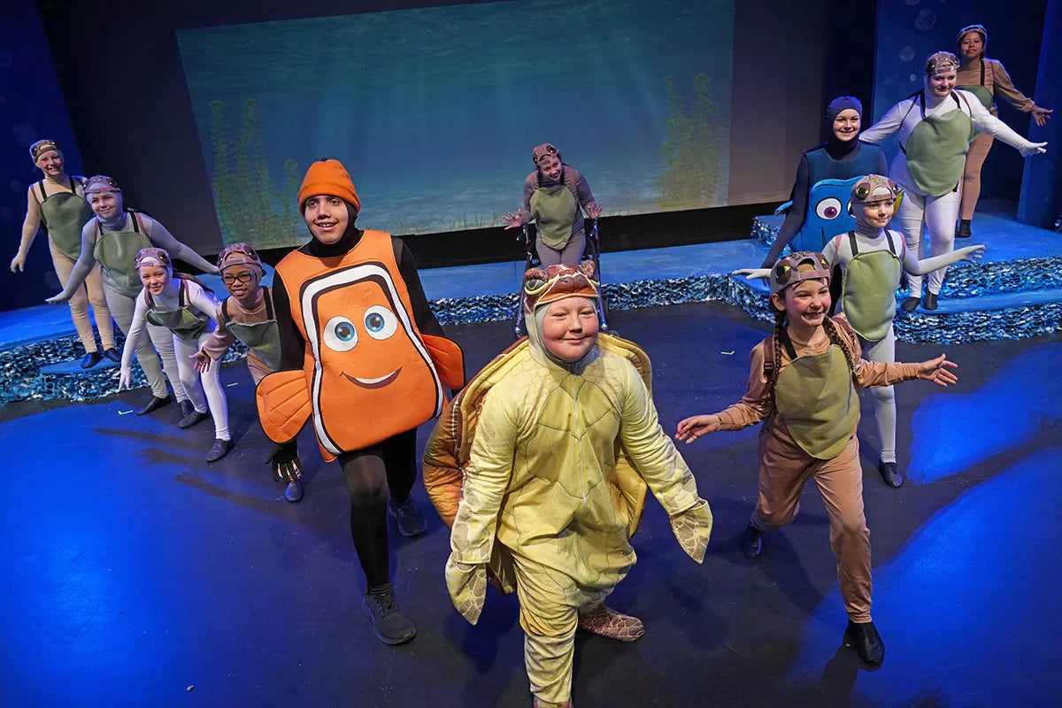 Disney's finding nemo jr musical shows for middle school