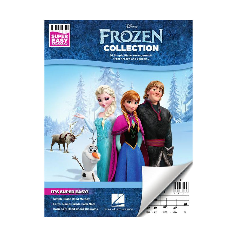 disney frozen collection of super easy piano sheet music