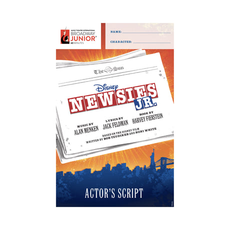 Disney's Newsies Jr Script for Musical Shows for Middle Schools