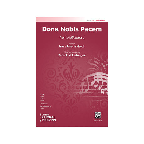 Dona nobis pacem for satb choir sheet music